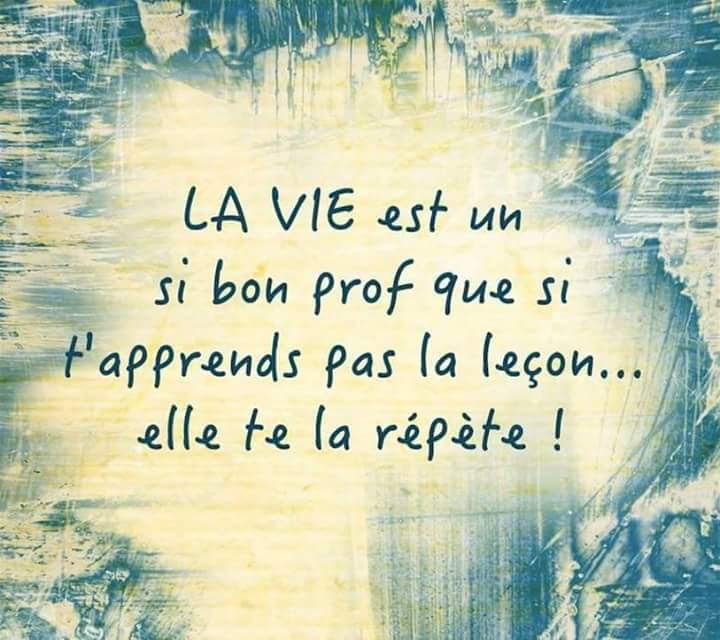 Photo d'un texte sur la répétition des événements dans la vie 