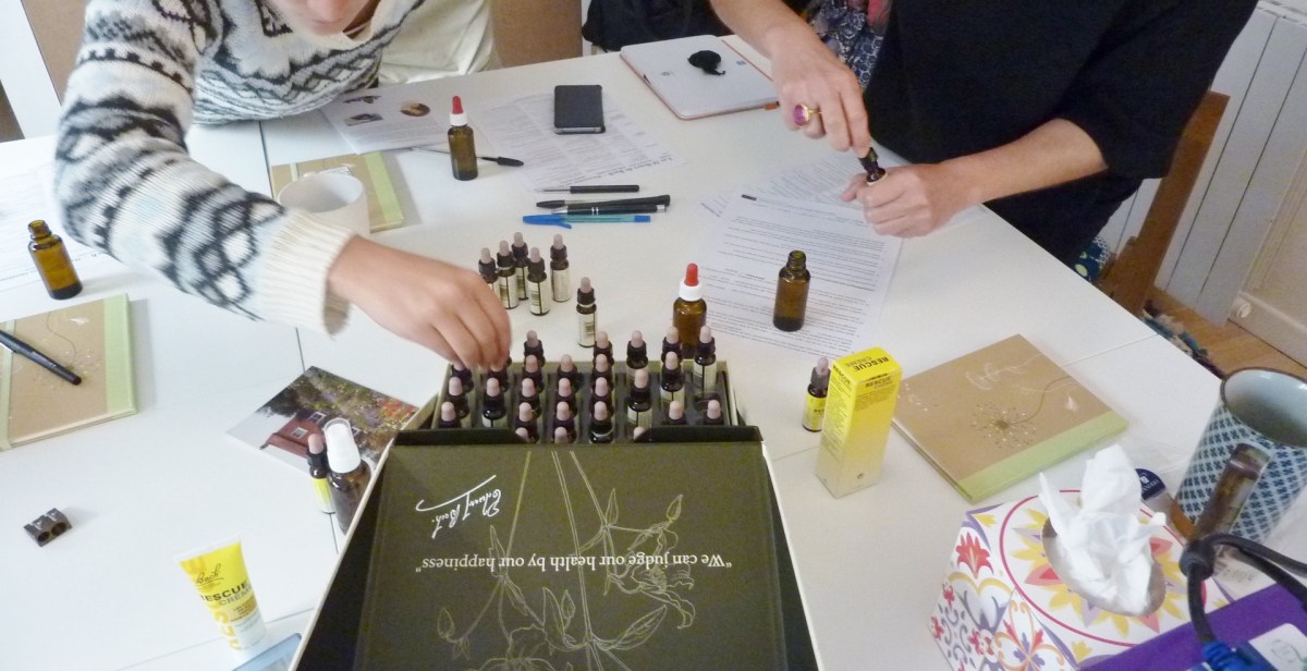 Formation, composer son flacon personnalisé fleurs de Bach lors d'un atelier